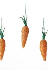 Abaca Carrot Ornament - Single