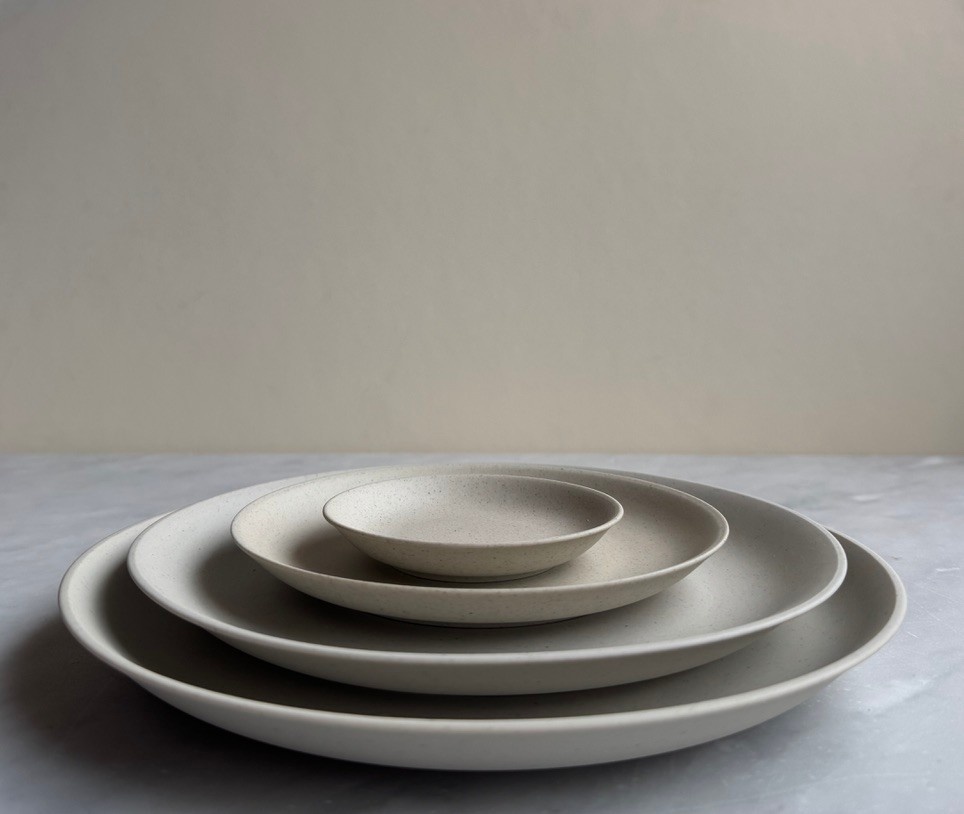 Alongu Alongu Plate 4" Matte White