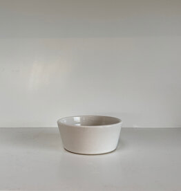 Bad Dogs Studio Bad Dogs Studio Tapered Stacking Bowl - White 3.75"