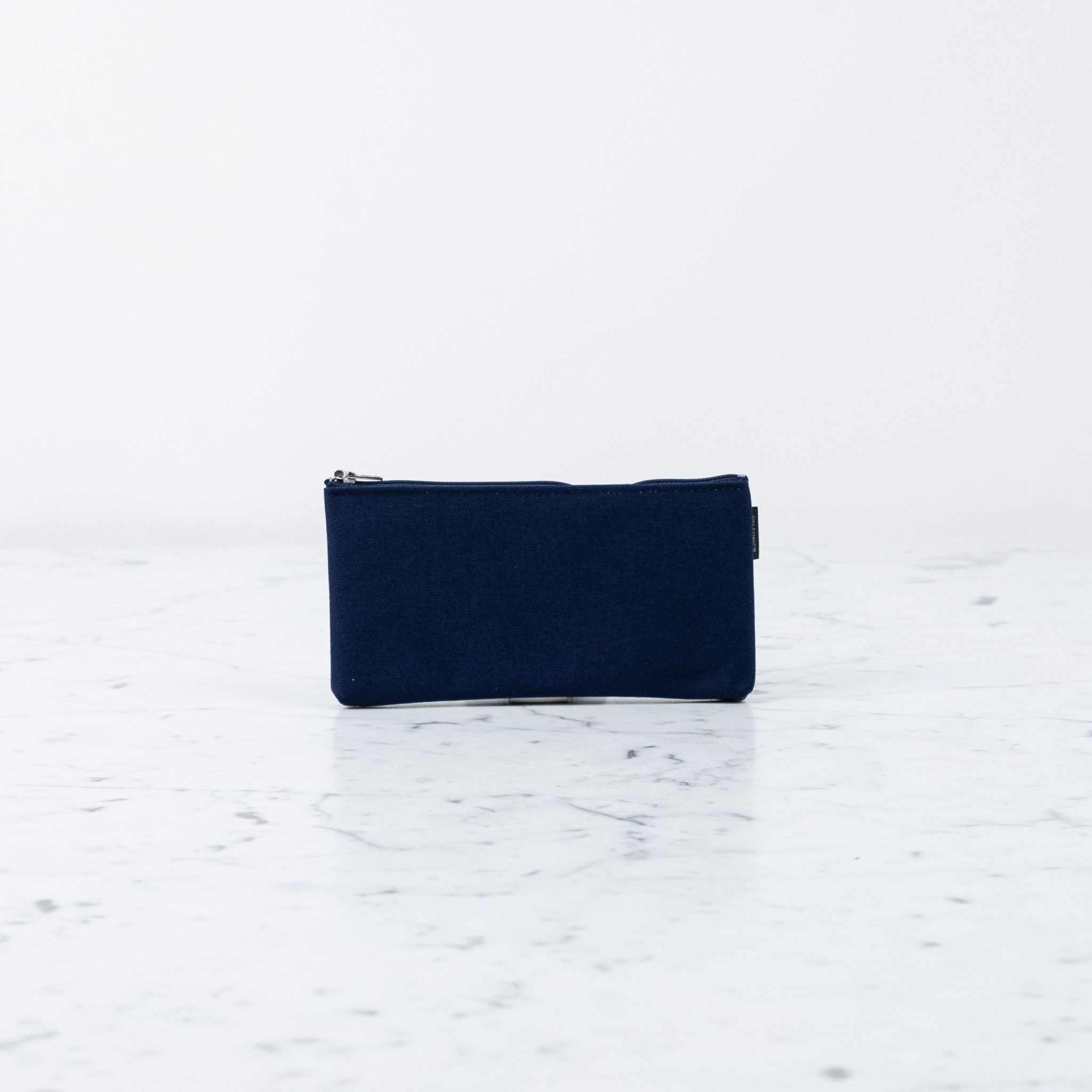Delfonics Delfonics Canvas Zipper Slim Pouch - Dark Blue