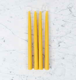Dipam Dutch Beeswax 12" Taper Candles- Box of 4