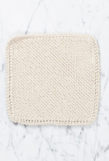 Hand Knit Scrubbing Square - Organic Cotton
