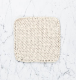 Hand Knit Scrubbing Square - Organic Cotton