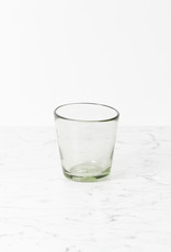 Handblown Mexican Recycled Cone Rock Glass 12oz