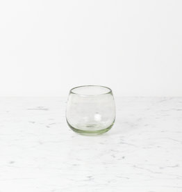 Handblown Mexican Recycled Roli Poli Glass 8oz