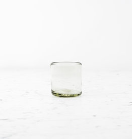 Handblown Mexican Recycled Straight Lowball Glass 12oz