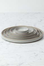 Hasami Hasami Porcelain Plate - Grey -3.3/8" x 7/8" HPM001