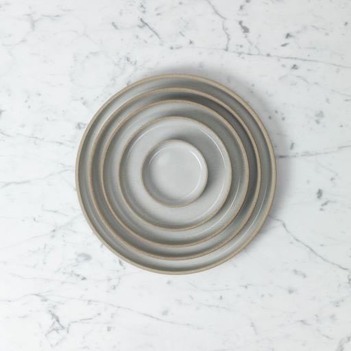 Hasami Hasami Porcelain Plate - Grey -3.3/8" x 7/8" HPM001