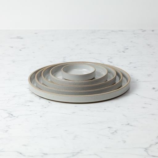 Hasami Hasami Porcelain Plate - Grey -3.3/8" x 7/8" HPM001