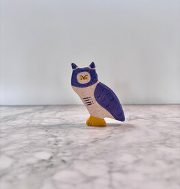 Holztiger Majestic Midnight Blue Owl