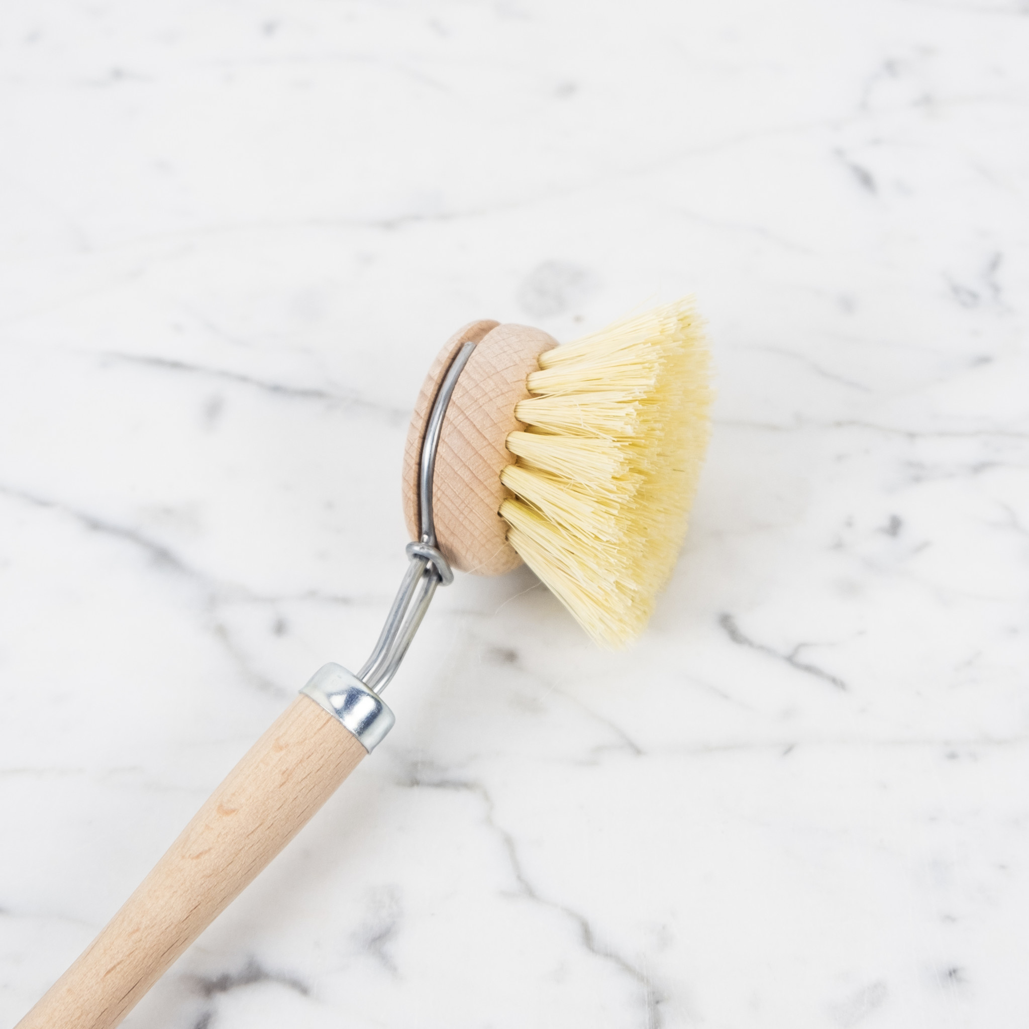 Iris Hantverk Swedish Everyday Dish Brush with Replaceable Head - Stiff Tampico Bristle