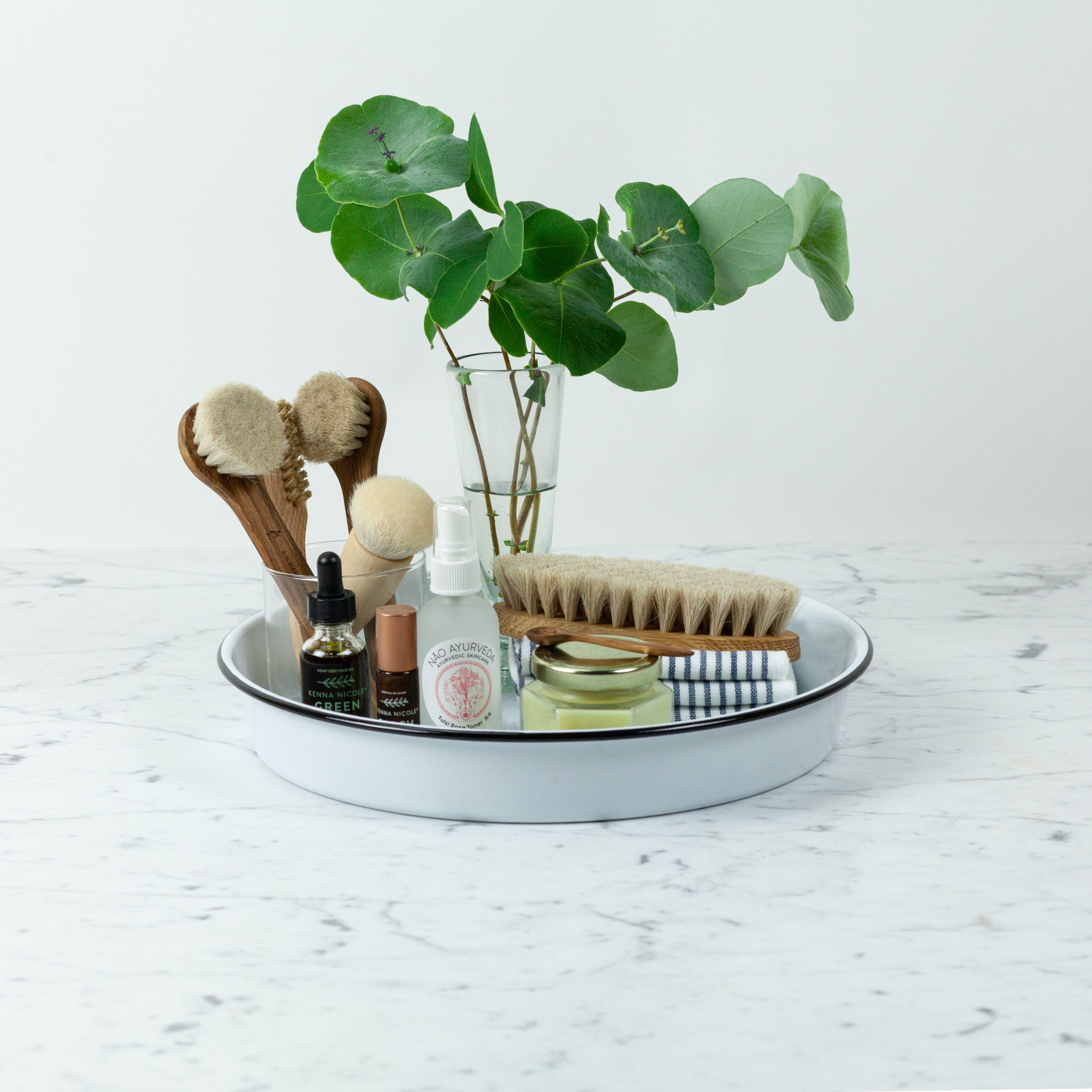 Iris Hantverk Swedish Goat Hair Face Brush - Dry Use Only