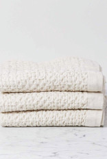 Japanese Linen Cotton Lattice Waffle Towels Ivory