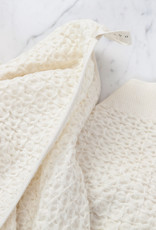 Japanese Linen Cotton Lattice Waffle Towels Ivory