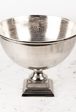 Large Nickel Champagne Bucket or Planter - Square Foot - 15 x 17"