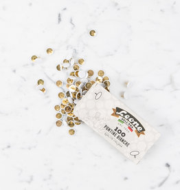 Leone Dell’Era Leone Pushpins - White - Box of 100 Thumb Tacks