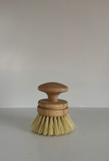 Mushroom Style Grip Wood and Sisal Dish Brush - 3in