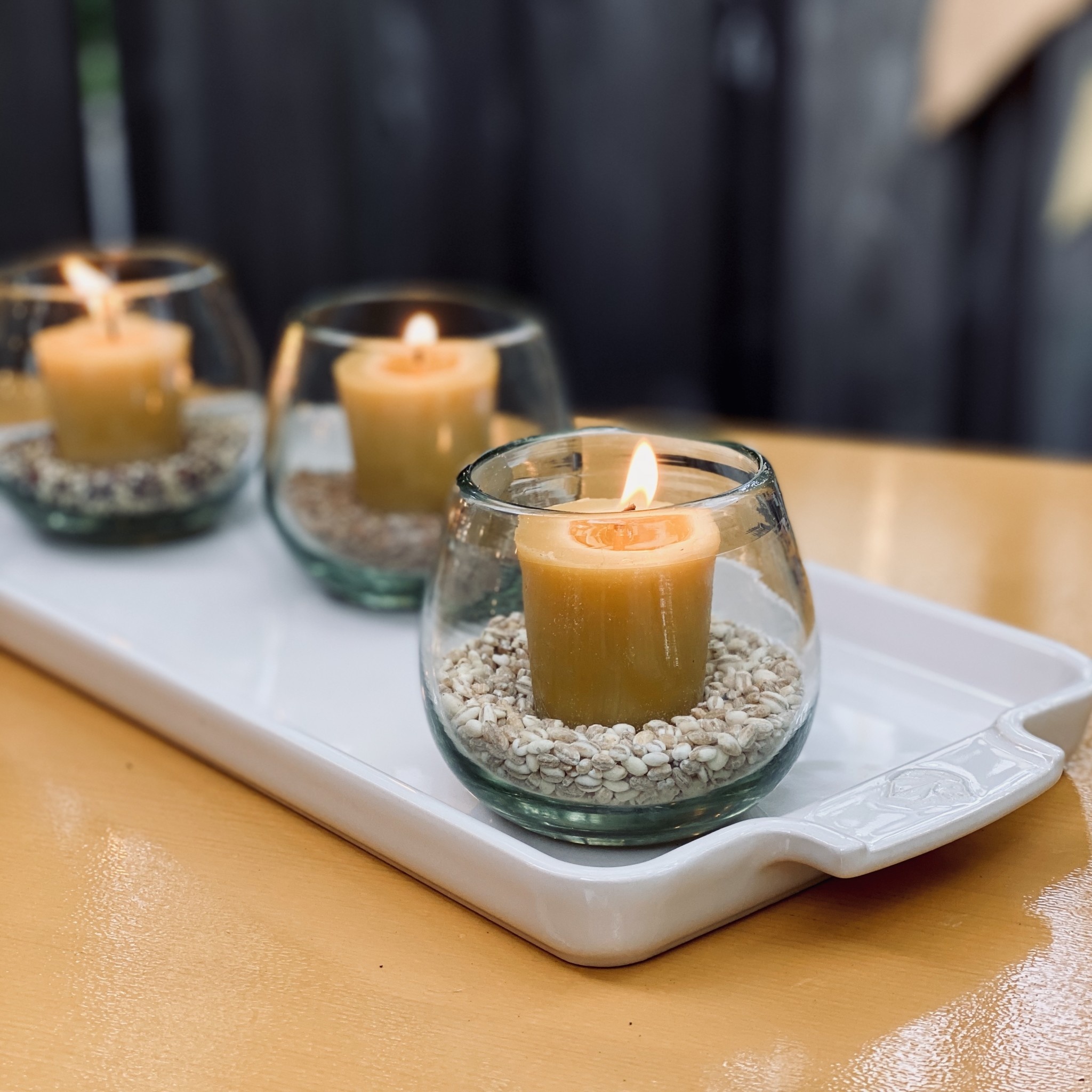 Old Mill Candles Beeswax Flat Top Votive