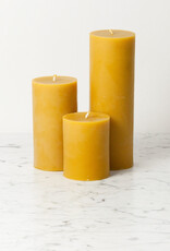 Old Mill Candles Beeswax Pillar Candle - 3.75" Small