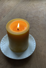 Old Mill Candles Beeswax Pillar Candle - 3.75" Small