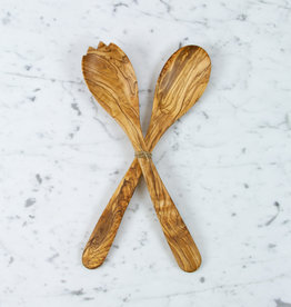 Olivewood Salad Servers - 12"