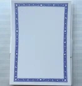 Parcel Press Blue Star Banner Stationery - Set of 8