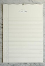 Simple Danish 2026 Wall Calendar Planner - 11" x 17"