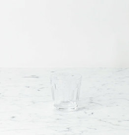 Simple Faceted Glass Tumbler - Clear - 6oz