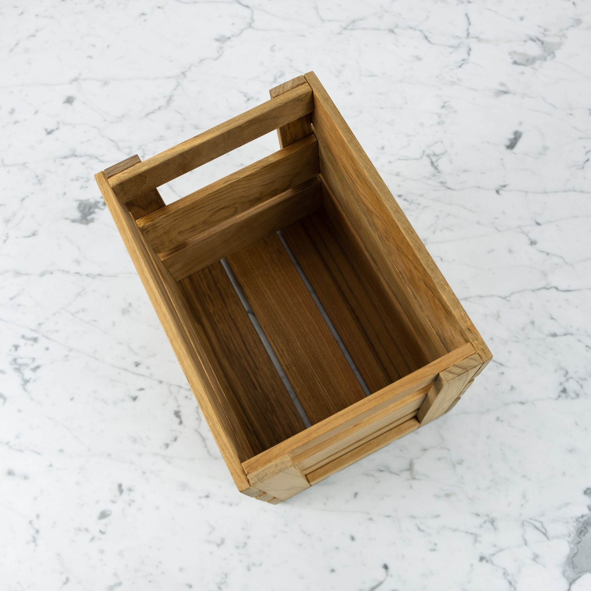 Skagerak Dania Tall Teak Crate - Tall - 12x10x8.75"