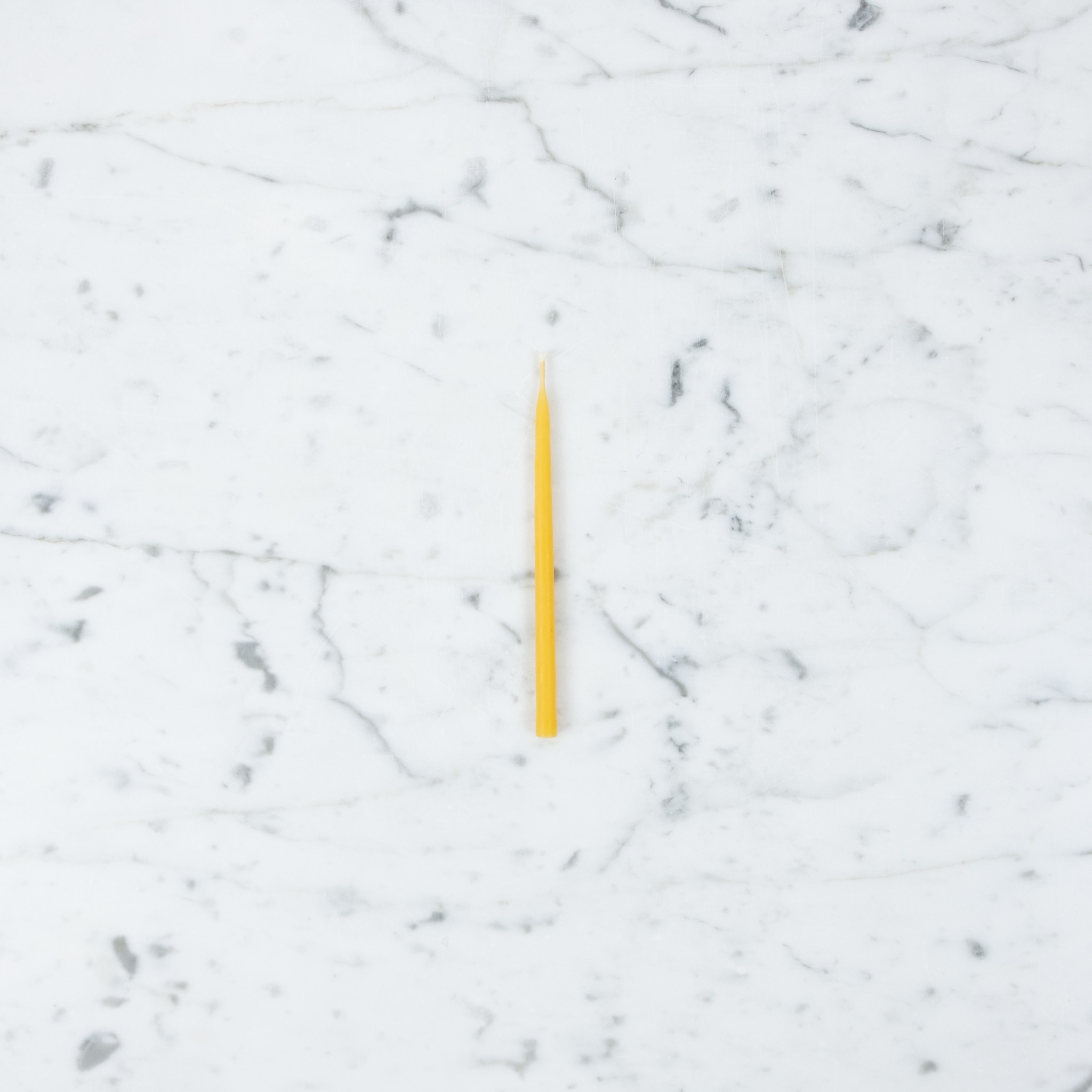 Slim Beeswax Birthday Candle - 4.5"