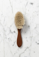 Small Soft Pearwood and Goat Hair Baby Hair Brush