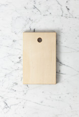 The Foundry Home Goods Foundry Maple Cutting Board With Hole - Snack Size - 5 x 8"