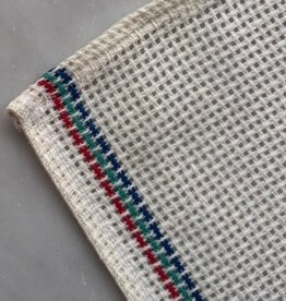 Traditional Open Weave Linen Dish Towel - 15"