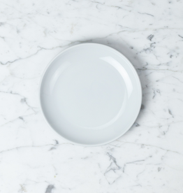 Common Everyday White Porcelain Plate - 6" Appetizer