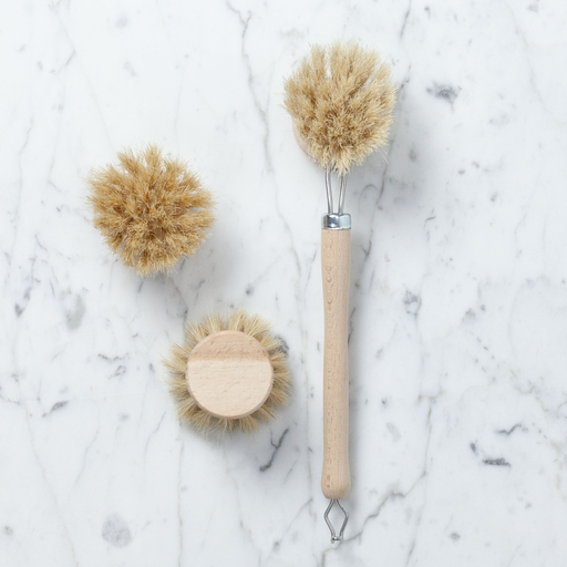 Iris Hantverk Swedish Everyday Dish Brush with Replaceable Head - Soft Bristle