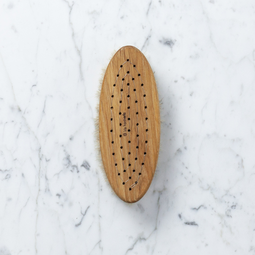 Iris Hantverk Swedish Handleless Oval Bath + Dry Body Brush- Soft Horsehair