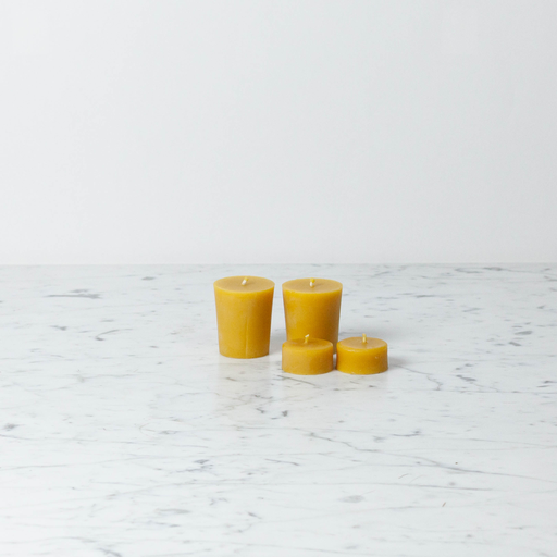 Old Mill Candles Beeswax Flat Top Votive