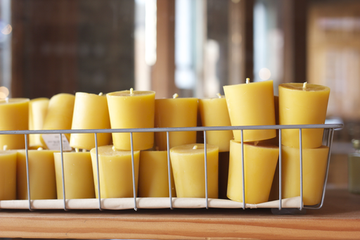 Old Mill Candles Beeswax Flat Top Votive