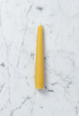 Old Mill Candles Beeswax Taper Small Embellished Base  - 6"